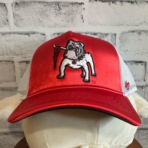 NWT! Georgia Bulldogs red vibrant ‘47 adjustable SnapBack hat WMN